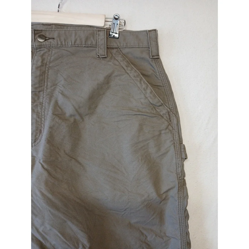 Carhartt Mens Carpenter Shorts Size 42 Brown Workwear Original Fit Utility - Picture 3 of 9